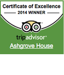 Tripadvisor Certificate of Excellence 2014 Winner